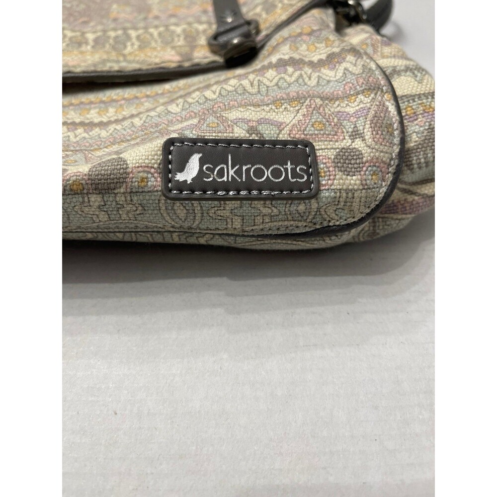 Sakroots Artist Circle Elephant Convertible Backpack Crossbody Bag - Picture 9 of 11